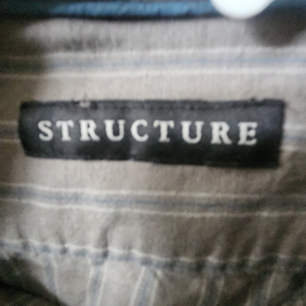 Structure Men's Multi-Striped Button-Down Shirt - image 3